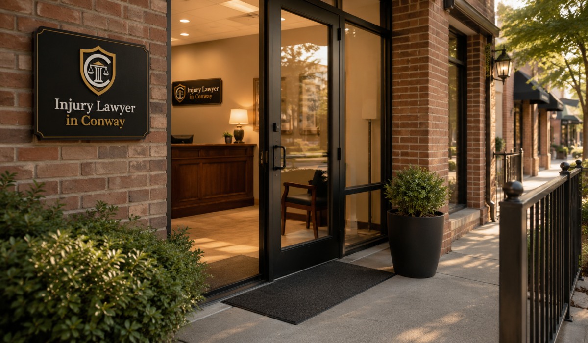 Injury Lawyer in Conway office